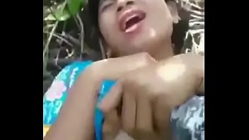 Indian Girl Crying in Forest