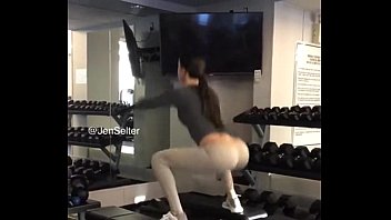sexy girl gym training - crazy girl  