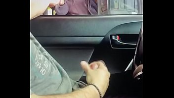 Flashing dick to college aged cutie working the drivethru
