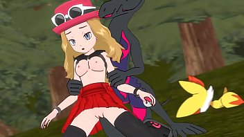 Pokemon - Serena defeated by Salazzle