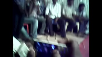 Telugu aunty dance show in public
