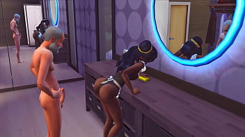 Idoso comendo empregada gostosa// The sims 4//hentai